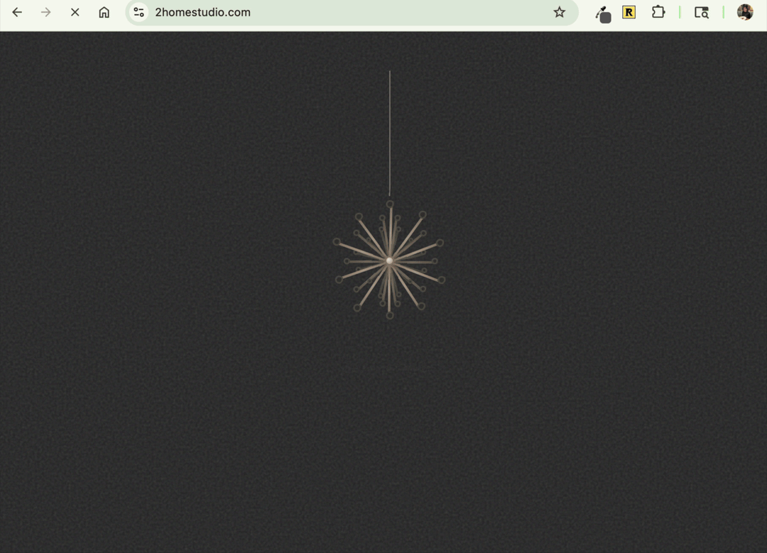 2HOME Studio loading animation